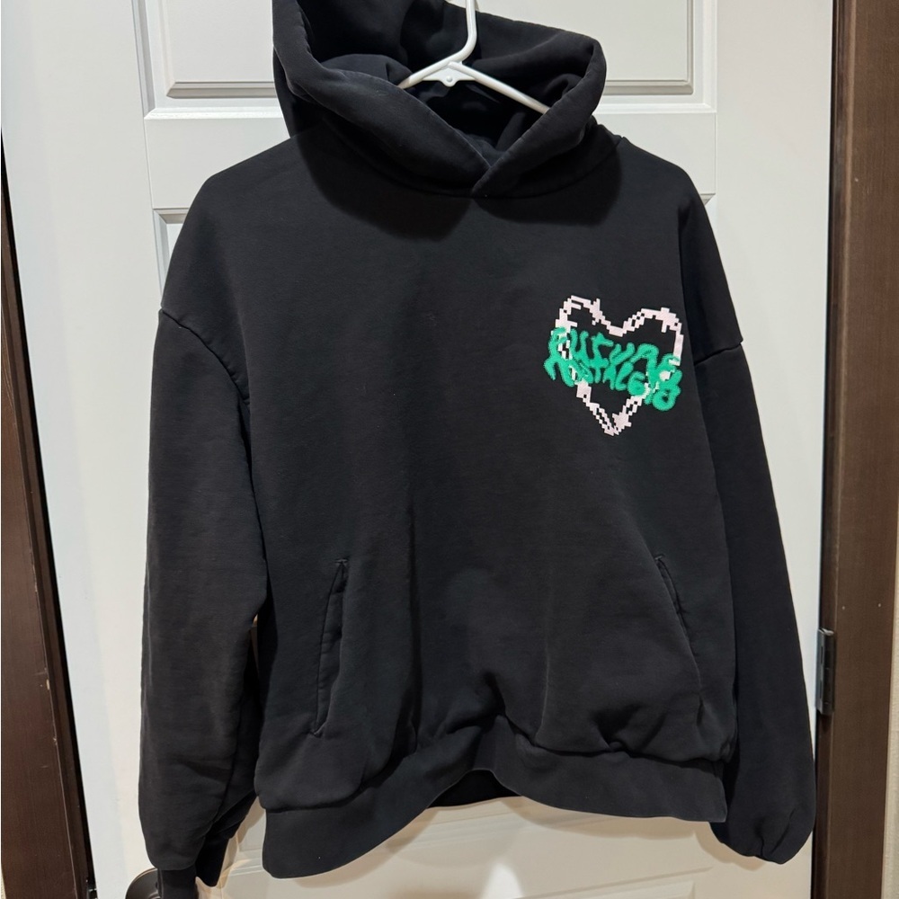 Pangaia x Dua Lipa Future Nostalgia Tour 2022 black hoodie